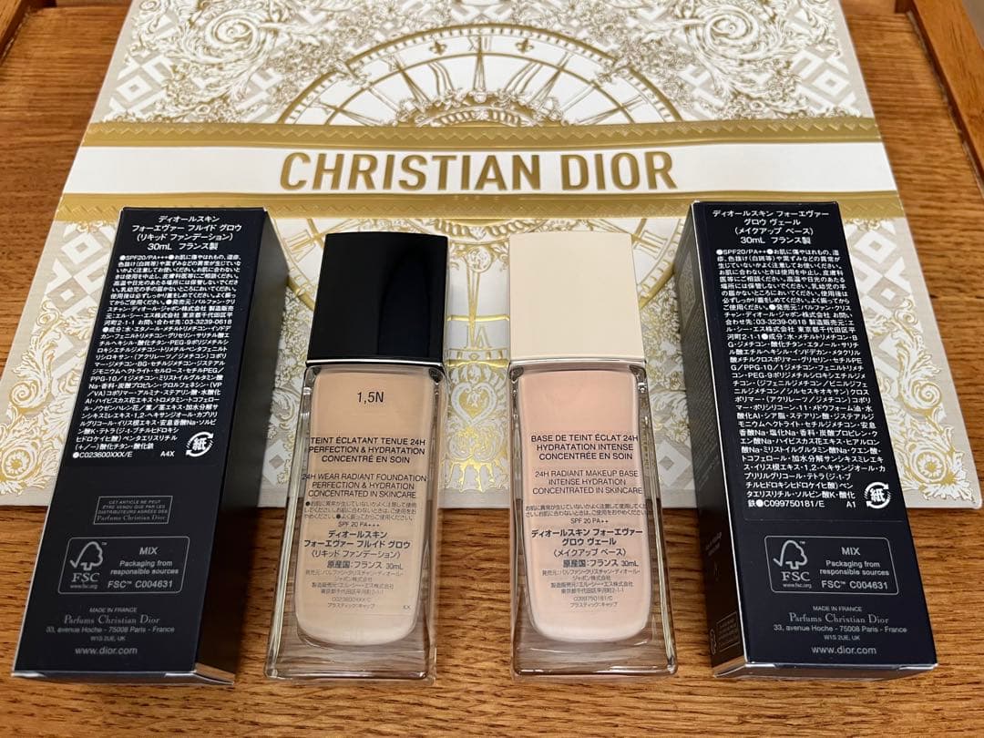 ディオールスキン　フォーエヴァー　フルイド　グロウ／グロウ　ヴェール