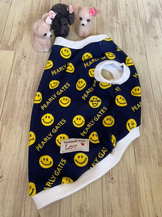 犬服  タンクトップ(Ｌ)  ꒡̈⃝Lily꒡̈⃝ハンドメイド  在庫処分品