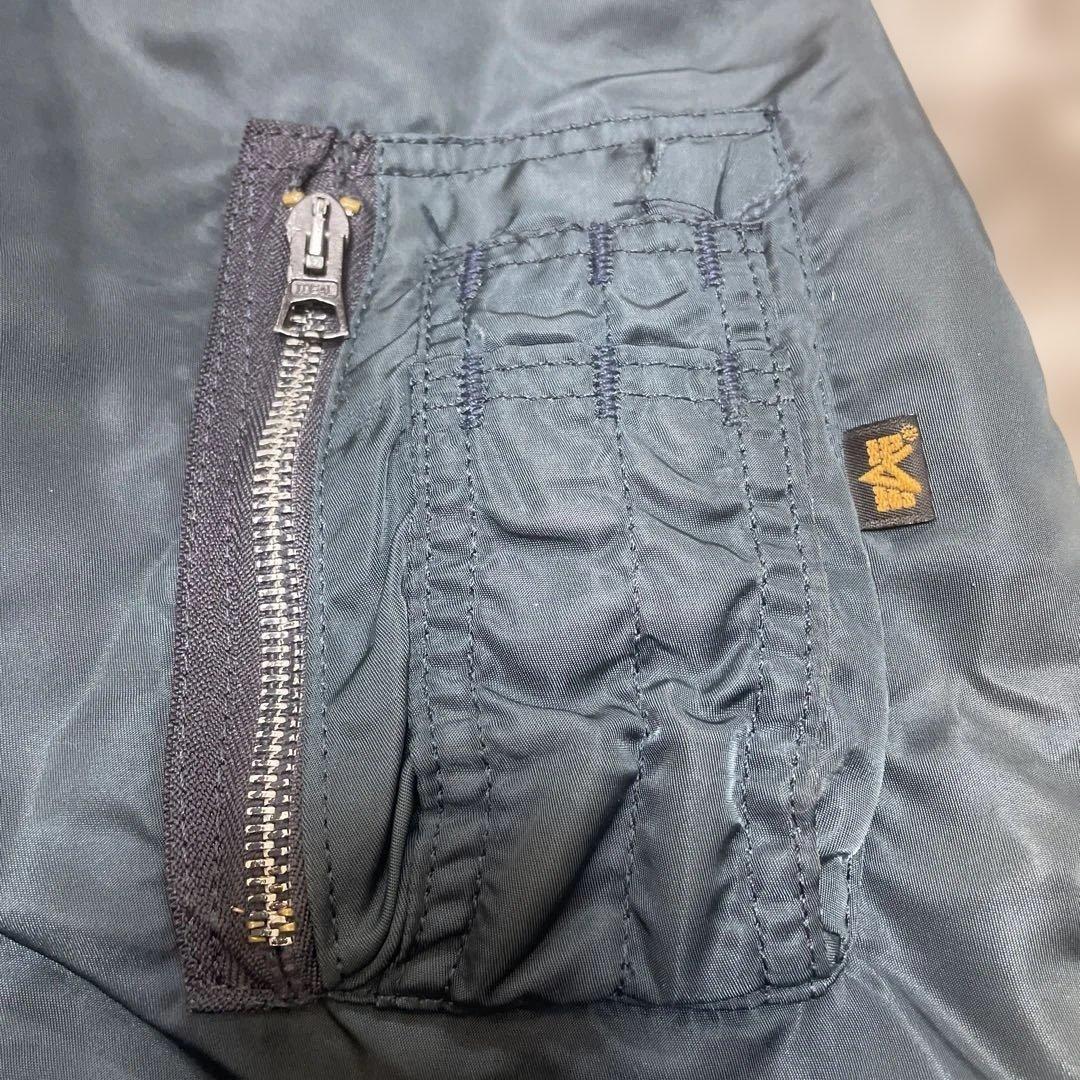 は*る様 90s USA製Alpha Industries MA-1 ジャケット