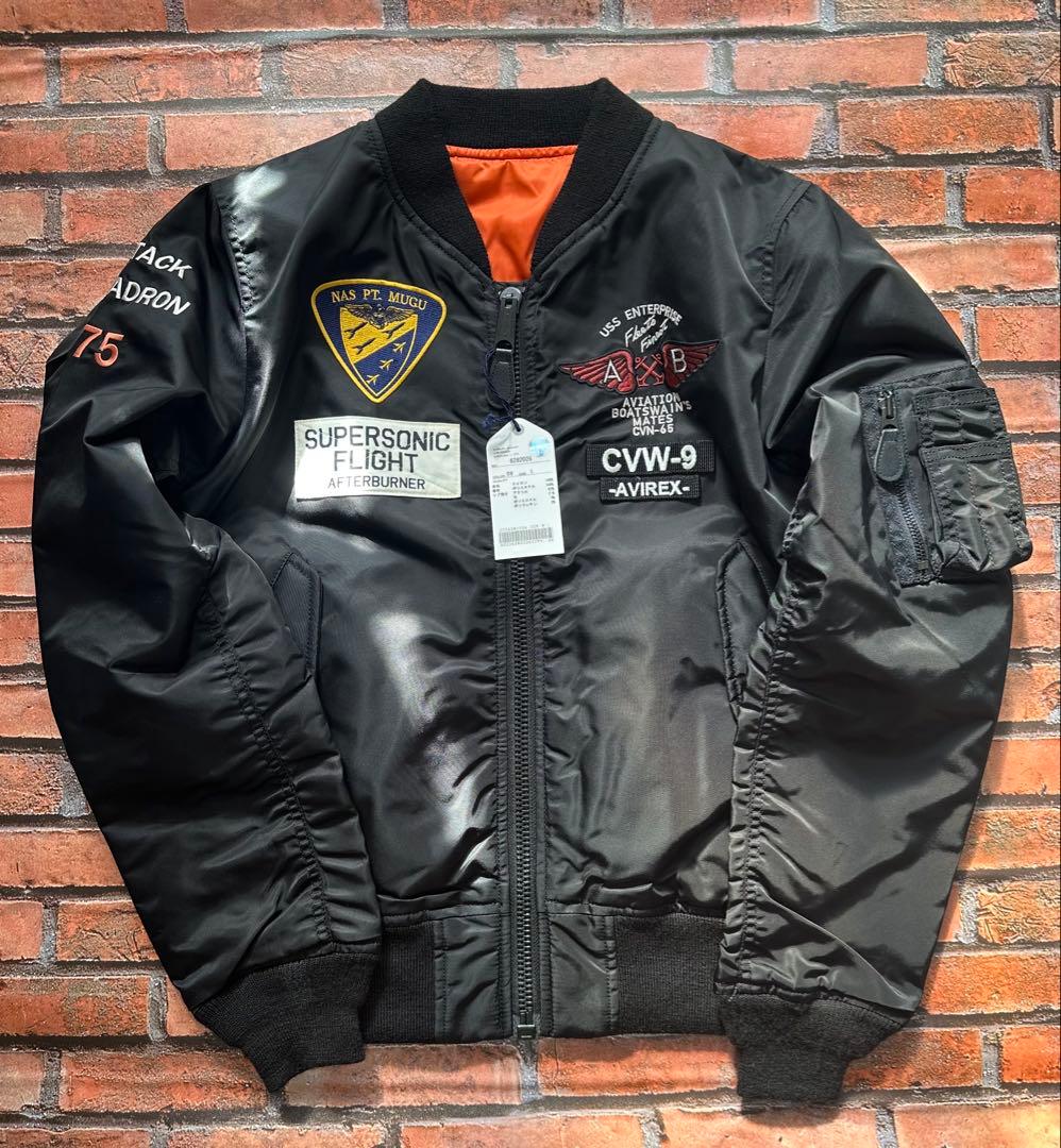 週末割引 AVIREX MA-1 レディースL ライトジャケット