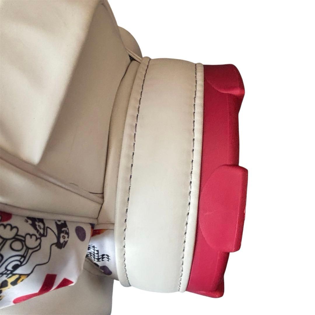 極美品✨M・U SPORTS キャディバッグ レディース ロゴ柄 ホワイト系