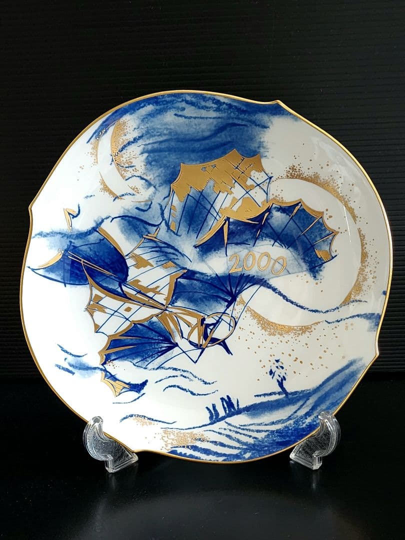 マイセン　イヤープレート　2000年　ハングライダー　皿