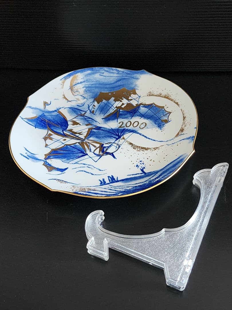 マイセン　イヤープレート　2000年　ハングライダー　皿