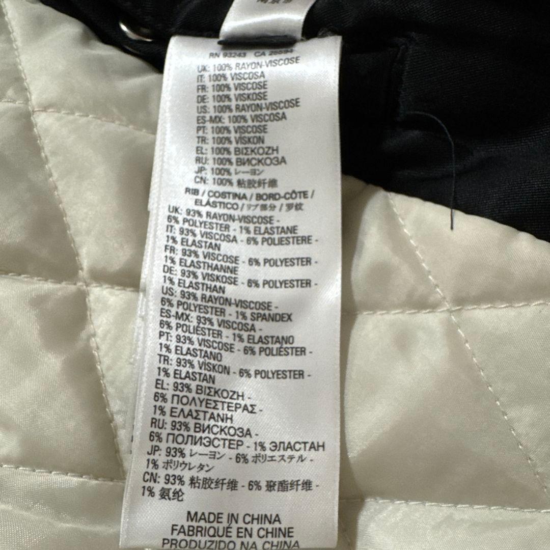 DIESEL ディーゼル スーベニアジャケット スカジャン フーディ 刺繍 黒