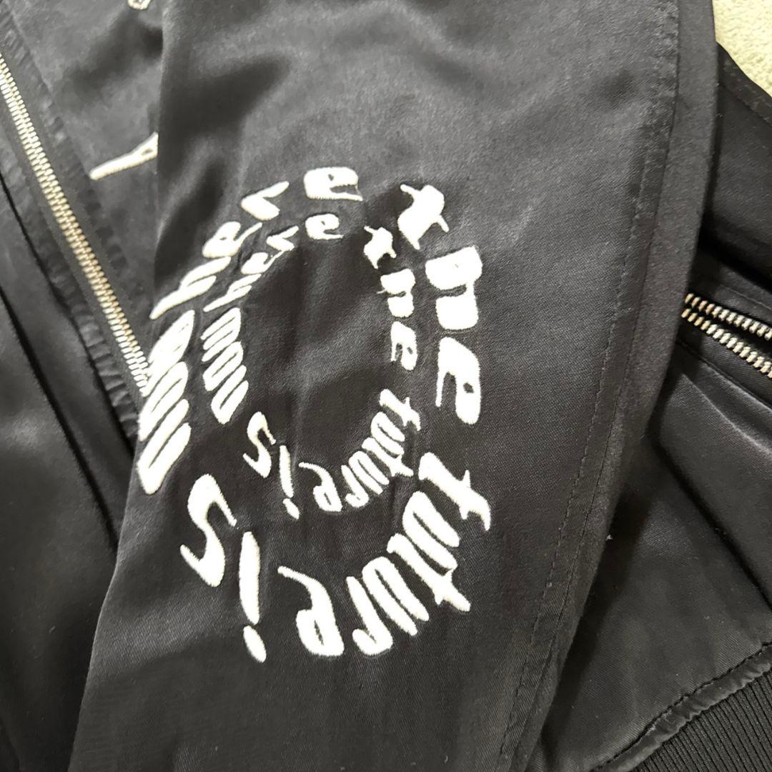 DIESEL ディーゼル スーベニアジャケット スカジャン フーディ 刺繍 黒