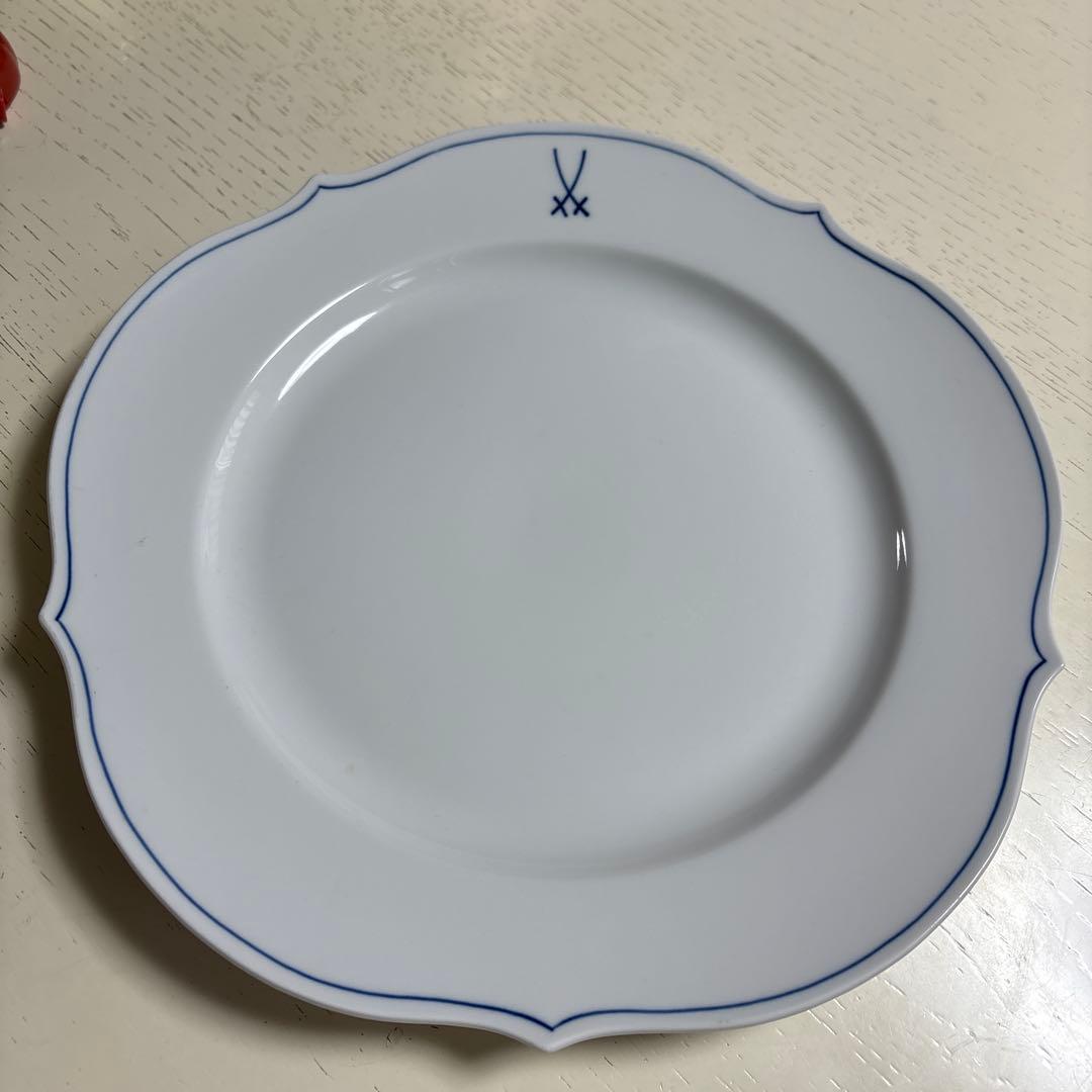 マイセンディナープレート32センチ2枚セット