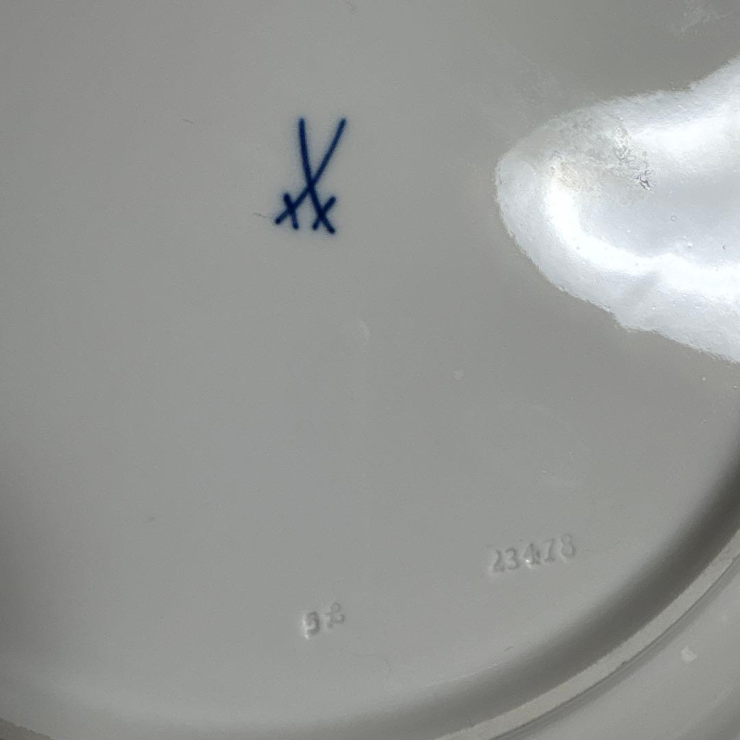 マイセンディナープレート32センチ2枚セット