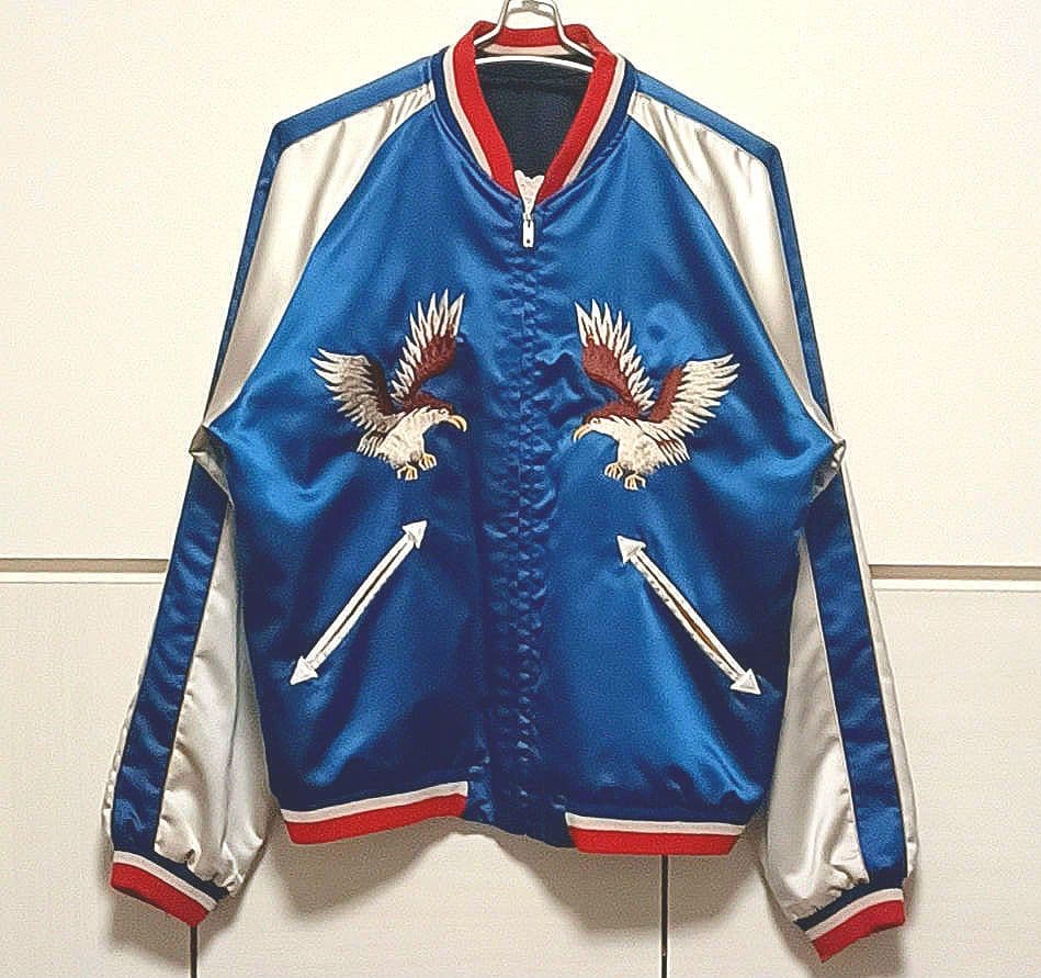 訳あり美品★TAILOR TOYO　東洋　虎　龍　刺繍　リバーシブル　スカジャン