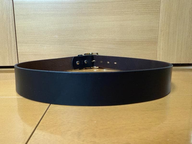 ホーウィン　クロムエクセル　本革　牛革ベルト　ブラック　日本製　新品・未使用品