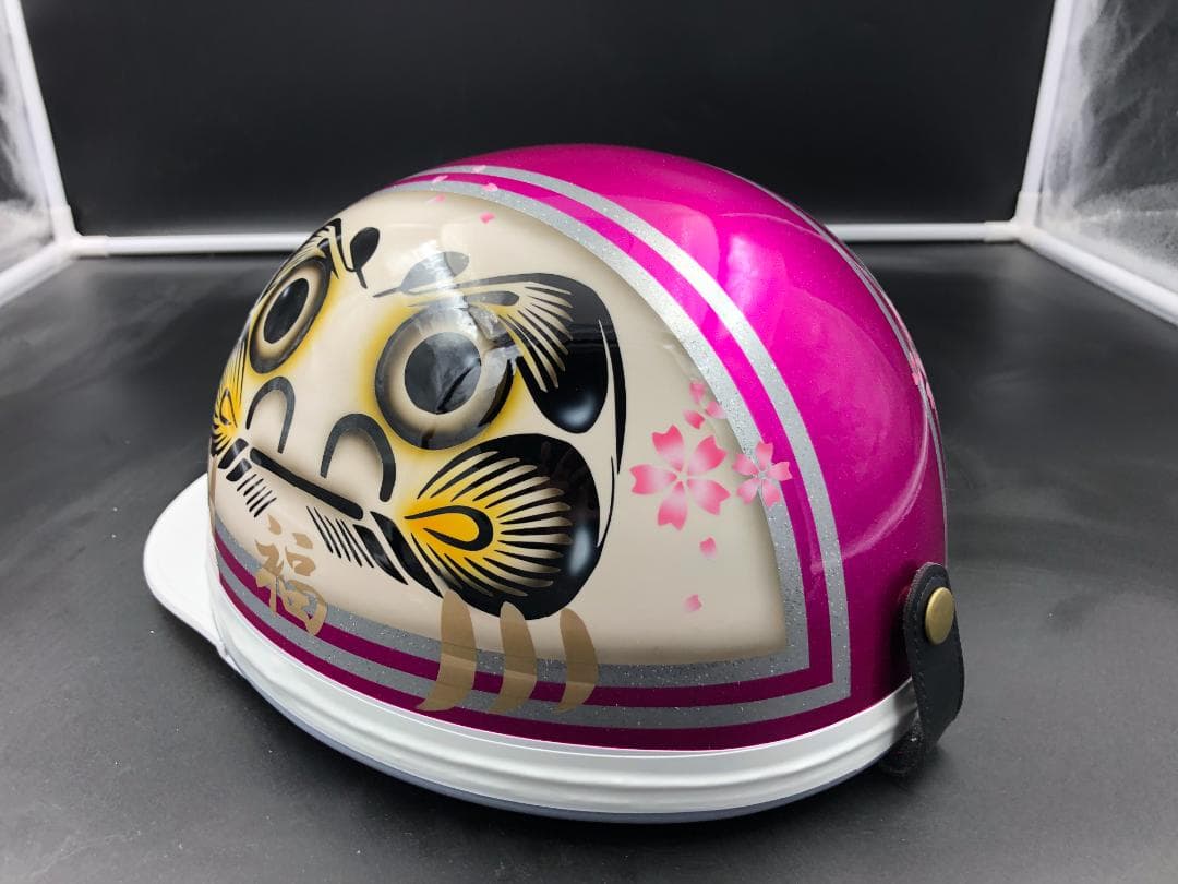 コルク半　カスタム　三つボタン　だるま　ピンク　高級クリヤ送料無料