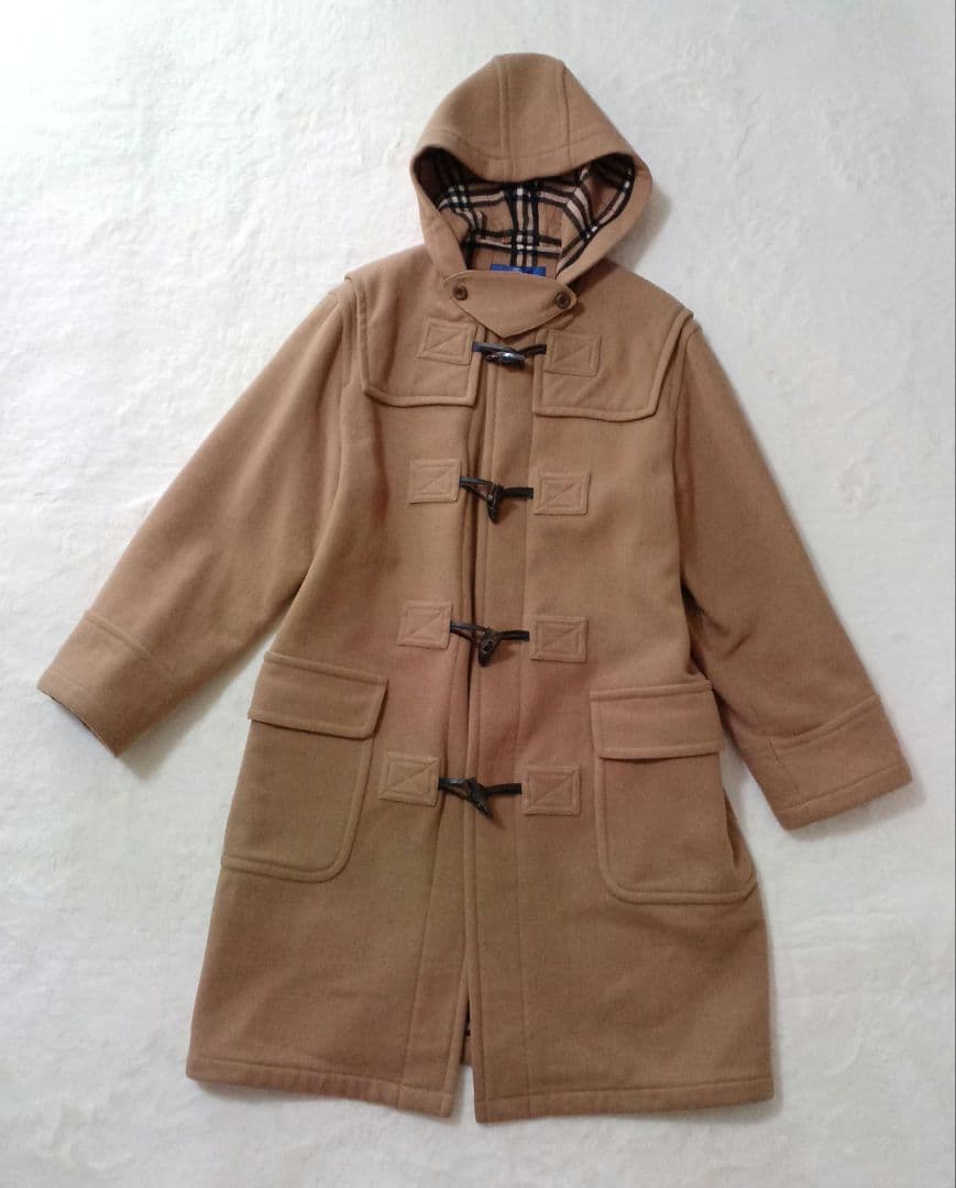 美品✨️バーバリーズ オブ ブルーレーベル　ダッフルコート　ロング　ノバチェック