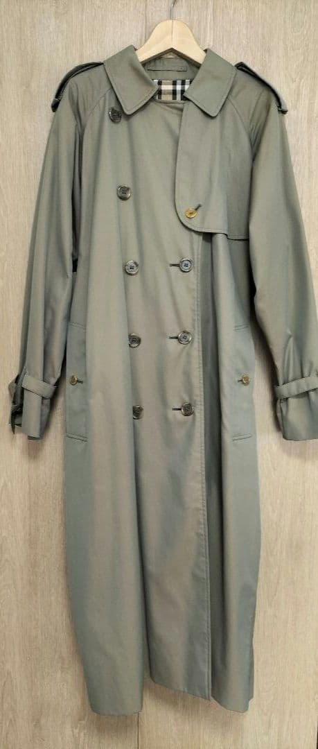 バーバリー　BURBERRY　トレンチコート　ロング　メイドインイングランド