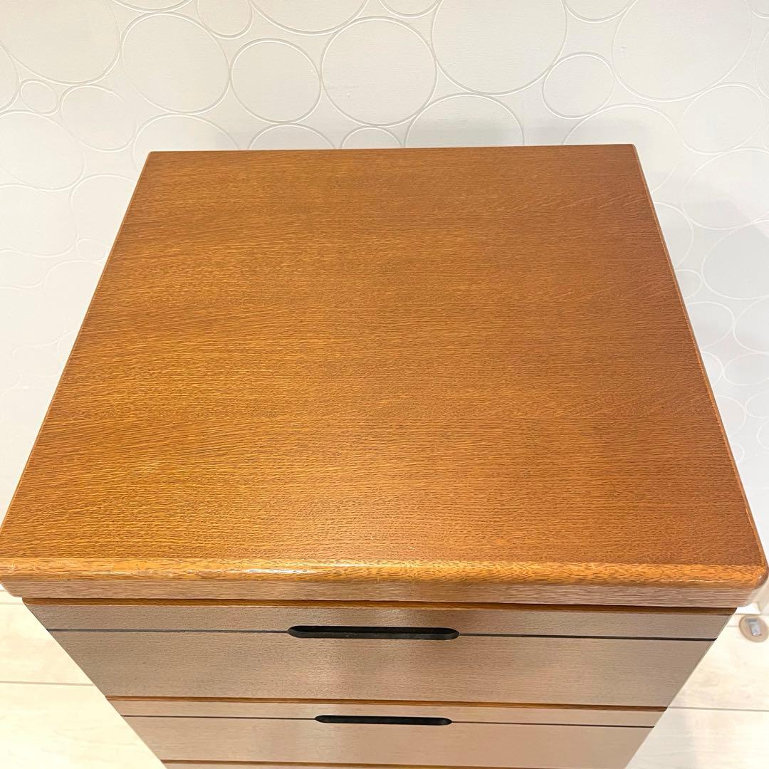 【美品】大塚家具 ナラ材 チェスト6段 天然木 整理ダンス 衣類収納