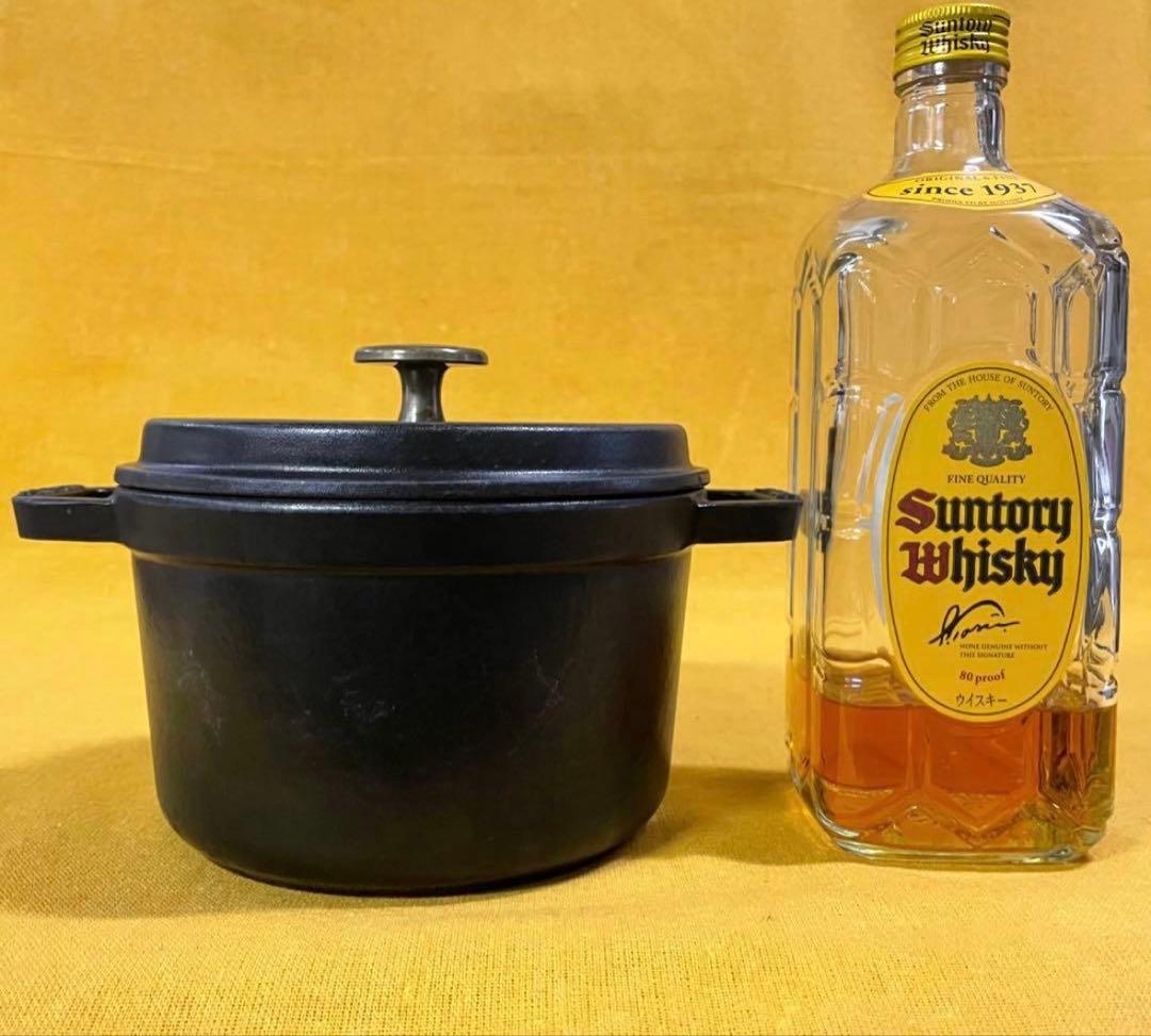 た*ら様 このサイズいいですよ‼️ ストウブ ココット16cm 旧型 深型 鉄鍋