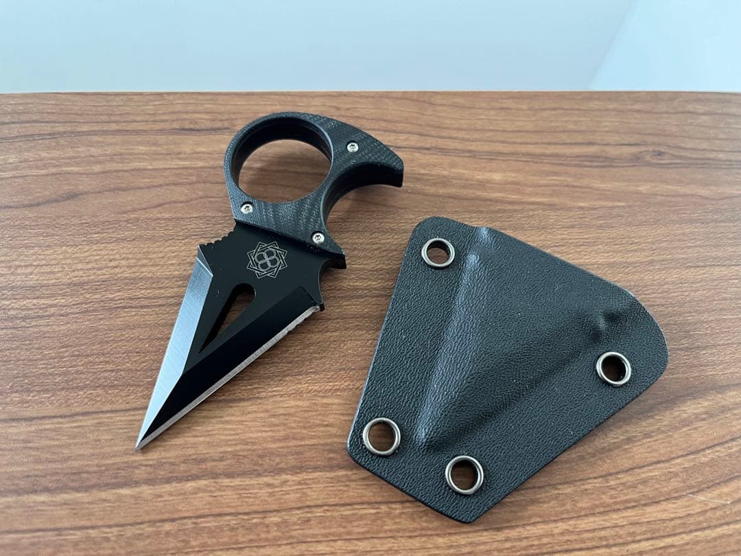 田村装備開発　KONOHA ブラック　キャンピングナイフ