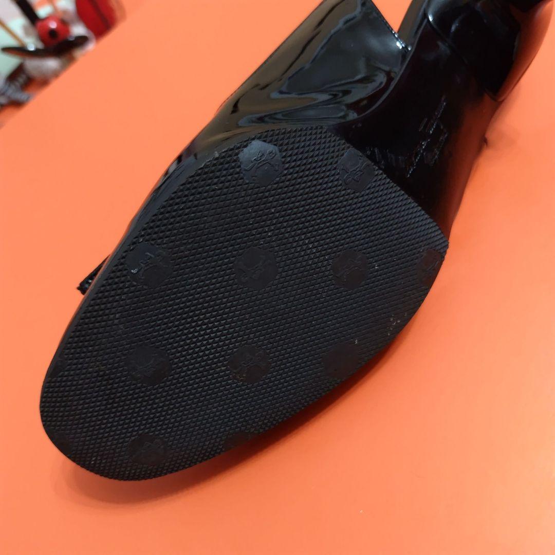 Salvatore Ferragamo エナメル リボン パンプス フェラガモ