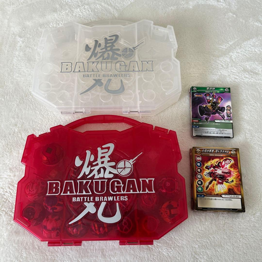 d*7様 爆丸BAKUGAN バトルカード36枚　クリアケース２つ