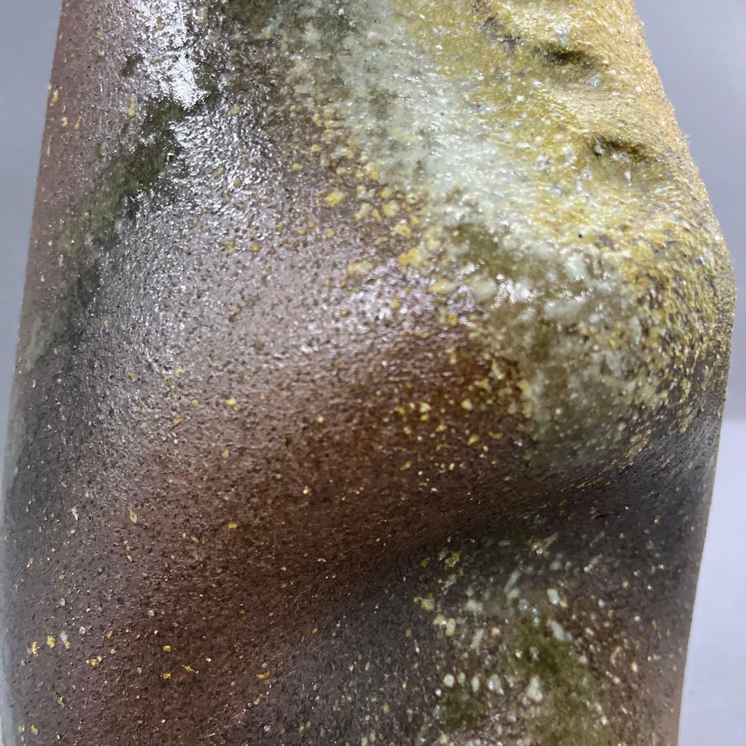 信楽焼 花器 花瓶 花入れ 窯肌合わせ 高さ35cm