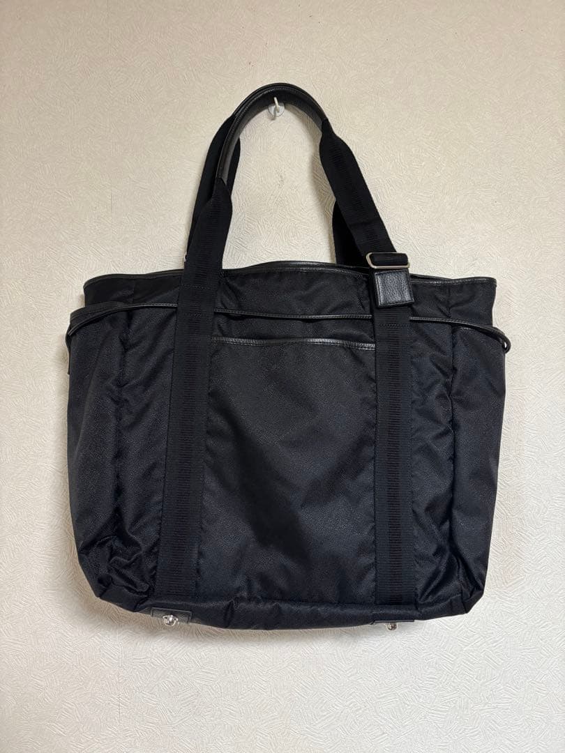 【Orobianco】オロビアンコトートバッグ 黒 大容量 美品