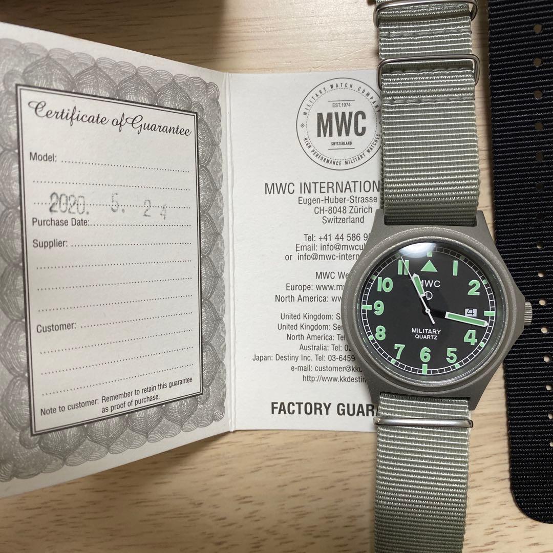 MWC G10-PB ミリタリー　クォーツ時計