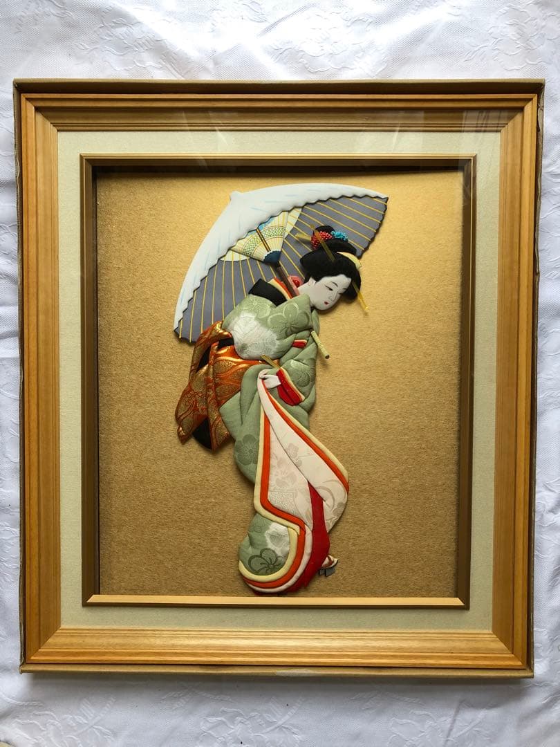 特大　雪傘　　　押絵