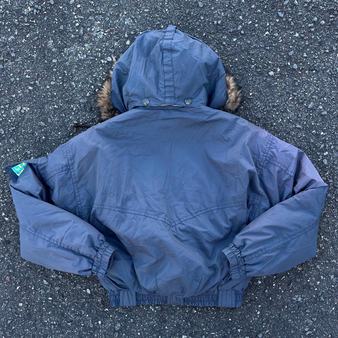 vintage 00s 90s フライト　ファー　ジャケット　短丈　y2k 希少