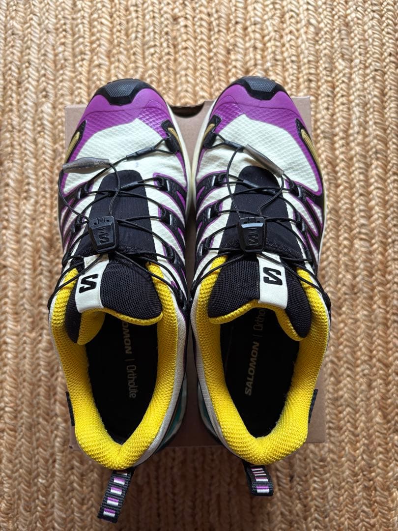 SALOMON XA PRO 3D スニーカー ホワイト/パープル/イエロー