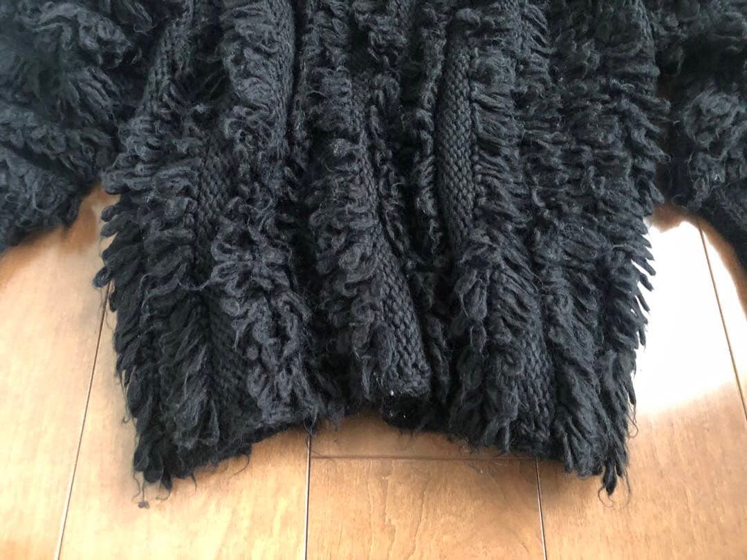 UN3D. 　アンスリード　ループニット　LiSA着用　ブラック