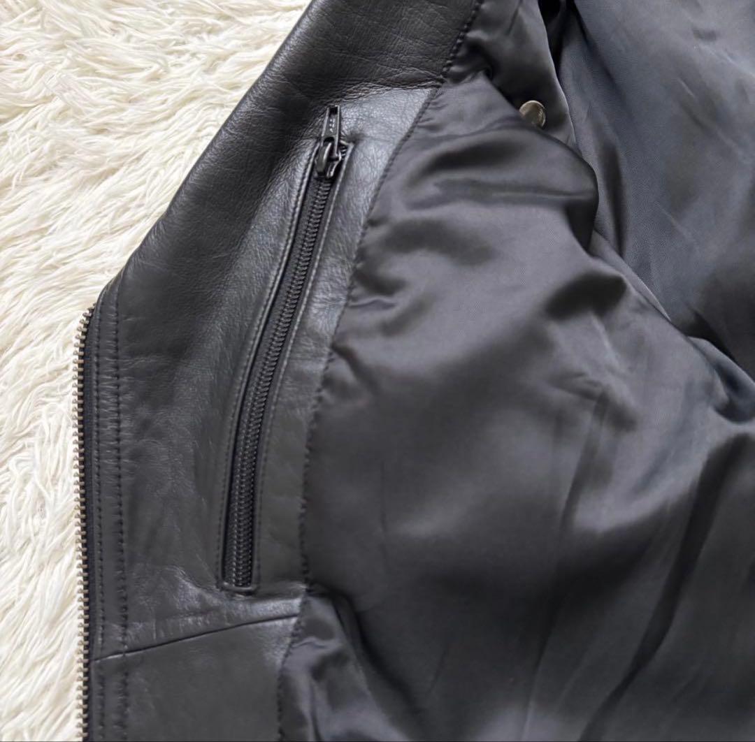 希少　HarleyDavidson ライダーズジャケット レディースM 本革　黒