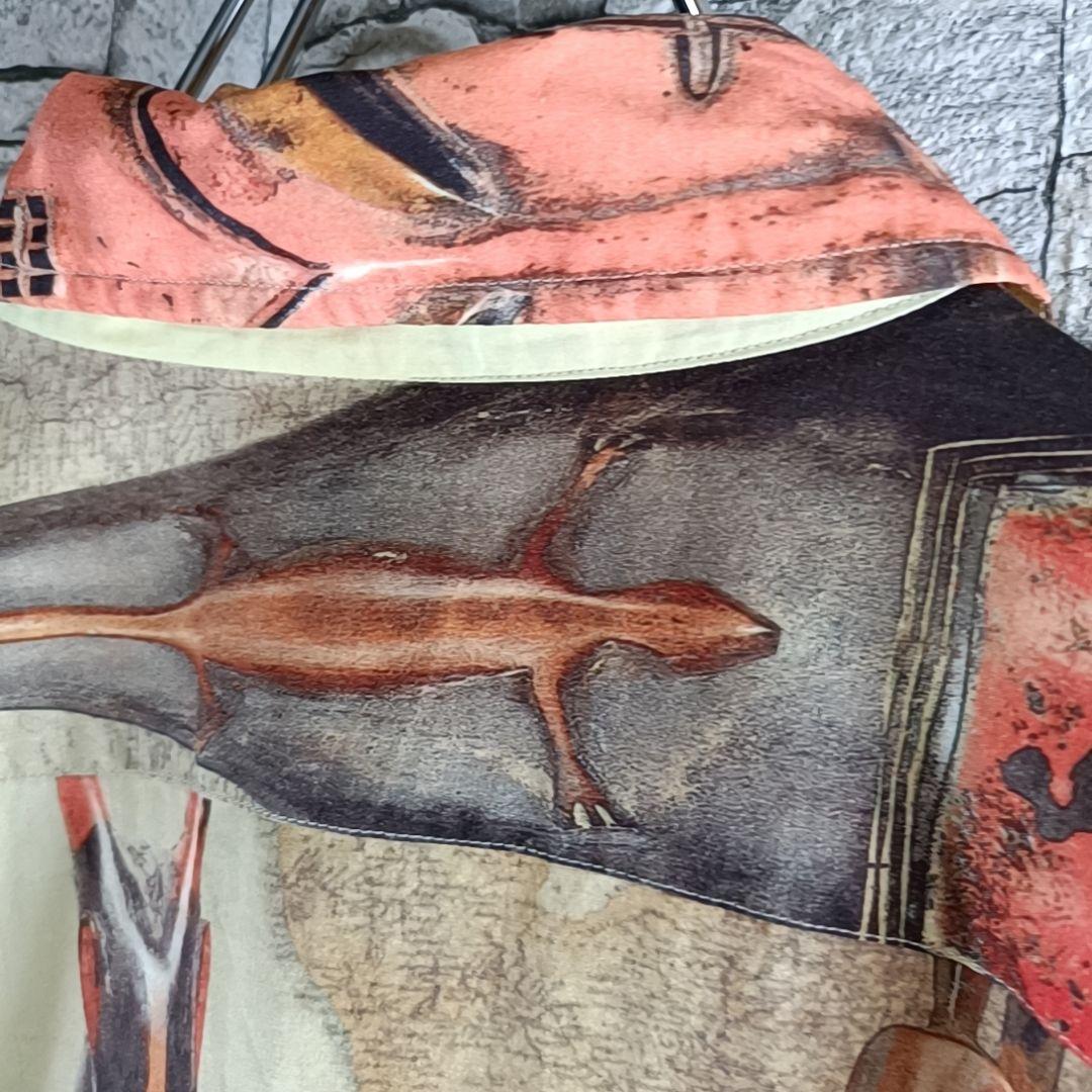 希少✨Paul Smith 長袖BDシャツ アフリカンマスクプリント 総柄 L