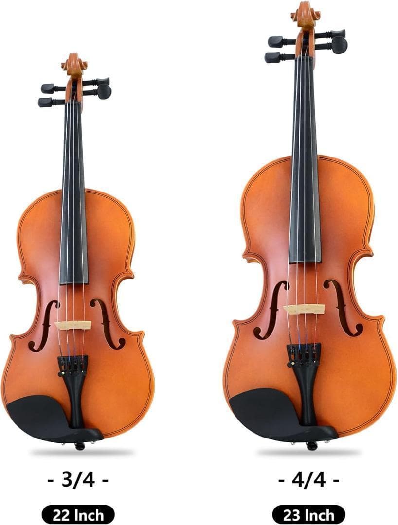 M2214-121-86】バイオリン 3/4 初心者セット ヴァイオリン 弓2本