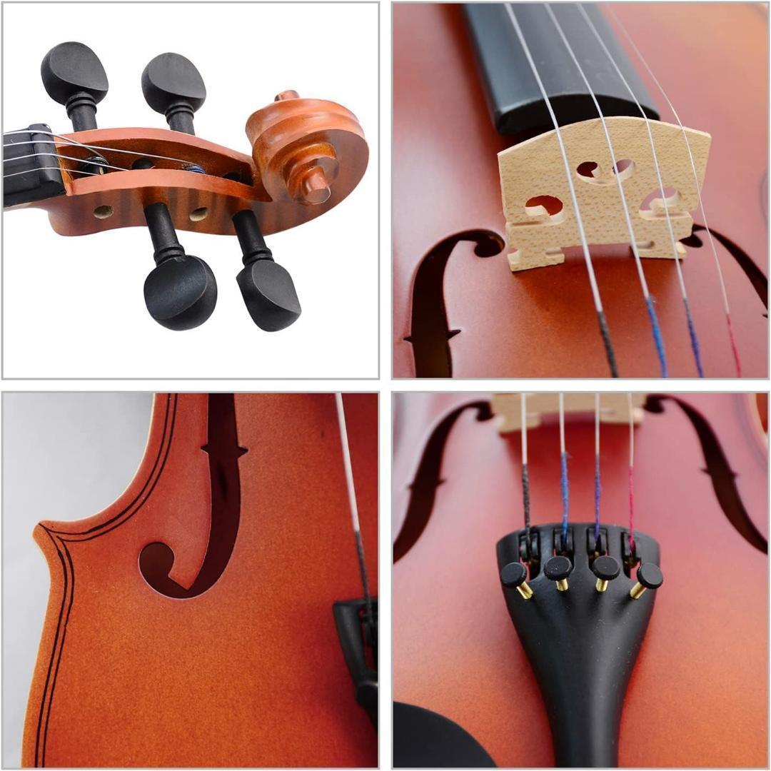 M2214-121-86】バイオリン 3/4 初心者セット ヴァイオリン 弓2本