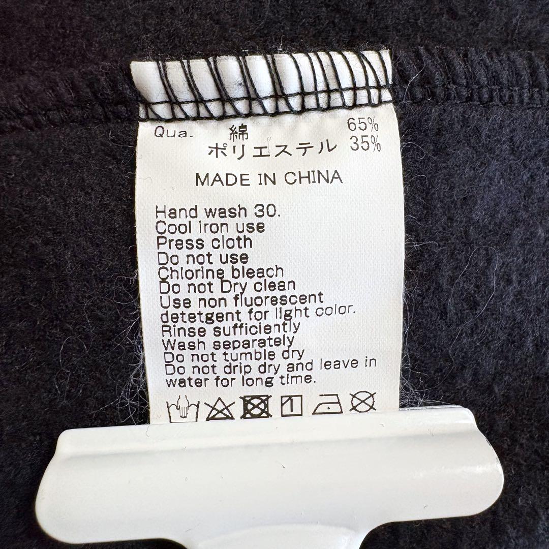 p*a様 極美品 FR2 パーカー バンダナ柄 肉厚 ビッグ刺繍 裏起毛 ブラッ