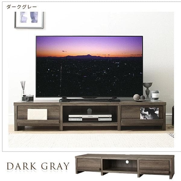 ⓸幅180 ローボード テレビボード 65インチ 木製 北欧 リビング 高さ30