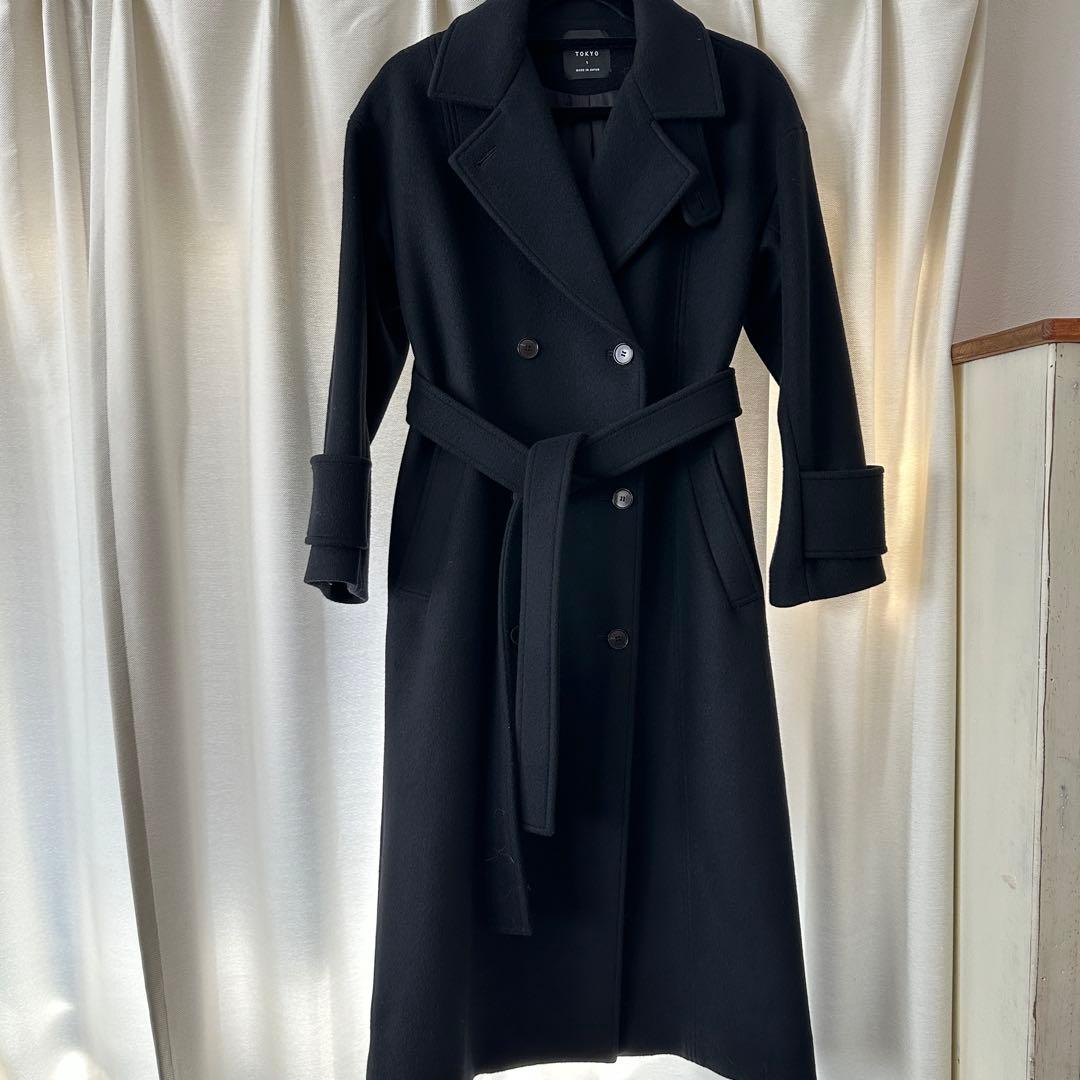 UNITED TOKYO コントラススリーブビックカラーコート