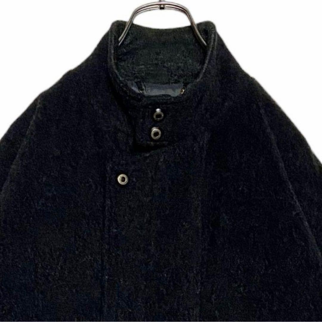 希少90sヴィンテージ日本製 肉厚ウールジャケット カシミヤ入り グレーブルゾン