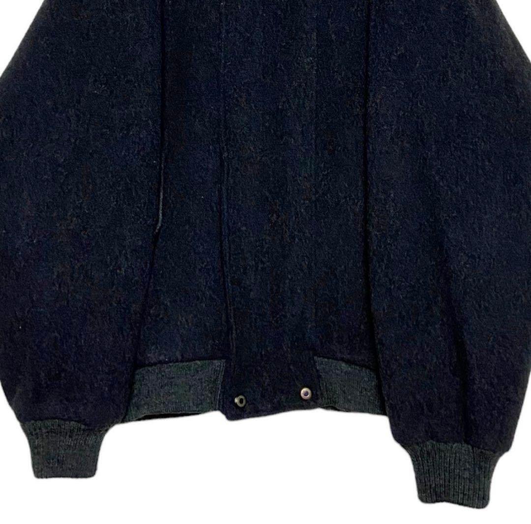 希少90sヴィンテージ日本製 肉厚ウールジャケット カシミヤ入り グレーブルゾン