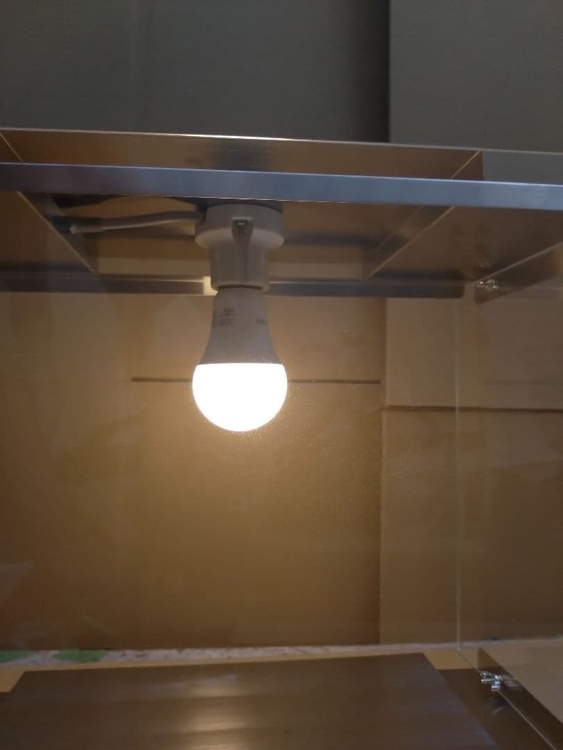 キズあり アクリル製　食品ショーケース　電球色LED付　焼鳥　ホットドックお祭り