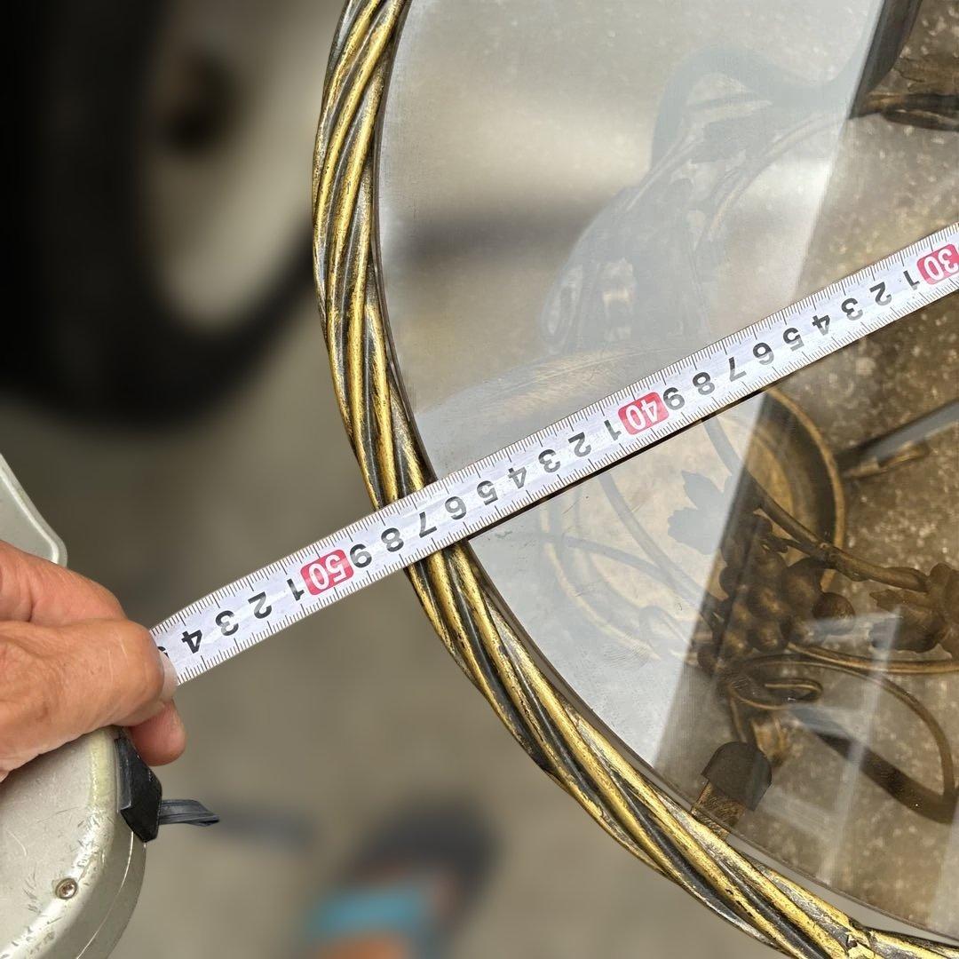 ‼️レトロ‼️アンティークガラステーブル、レトロガラステーブル ガラステーブル