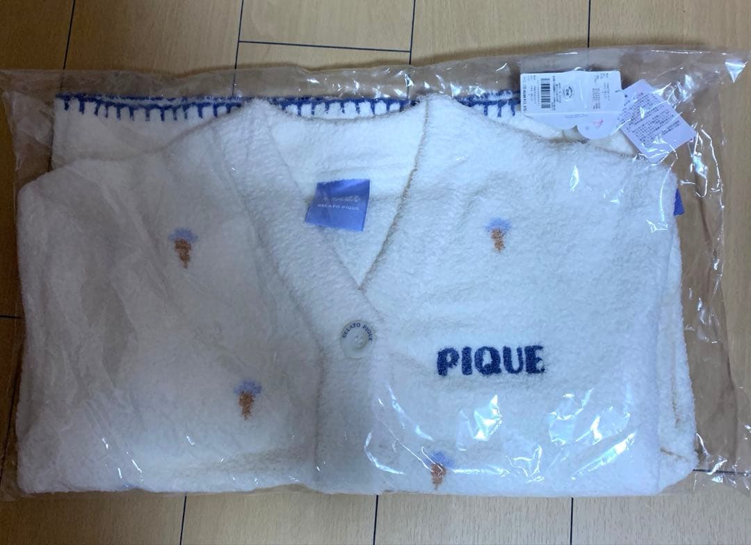 ジェラートピケ　ドラえもん　ベビモコジャガードカーディガン　新品