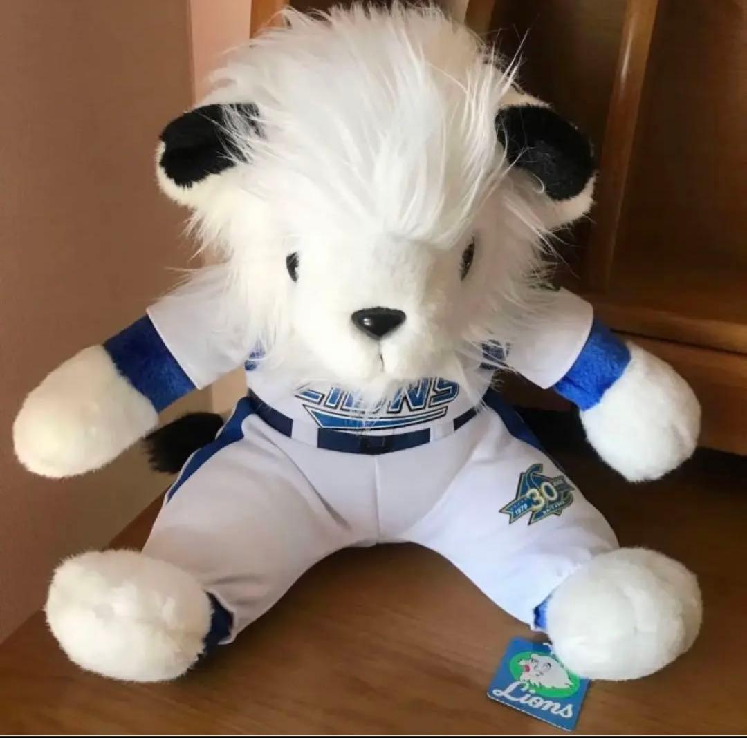 西武ライオンズ 30周年ロゴ 座レオLLマスコット 希少 新品未使用品 匿名配送
