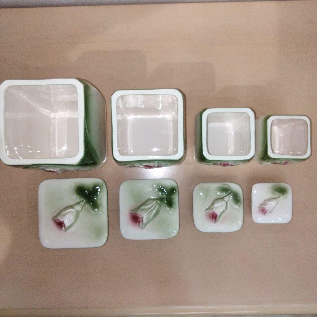 イマン イヴ 陶器キャニスター７点セット