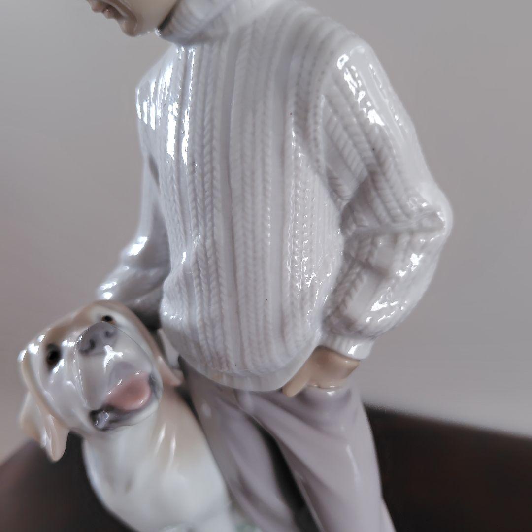 リヤドロ 僕の親友 ラブラドール レトリバー 犬 置物