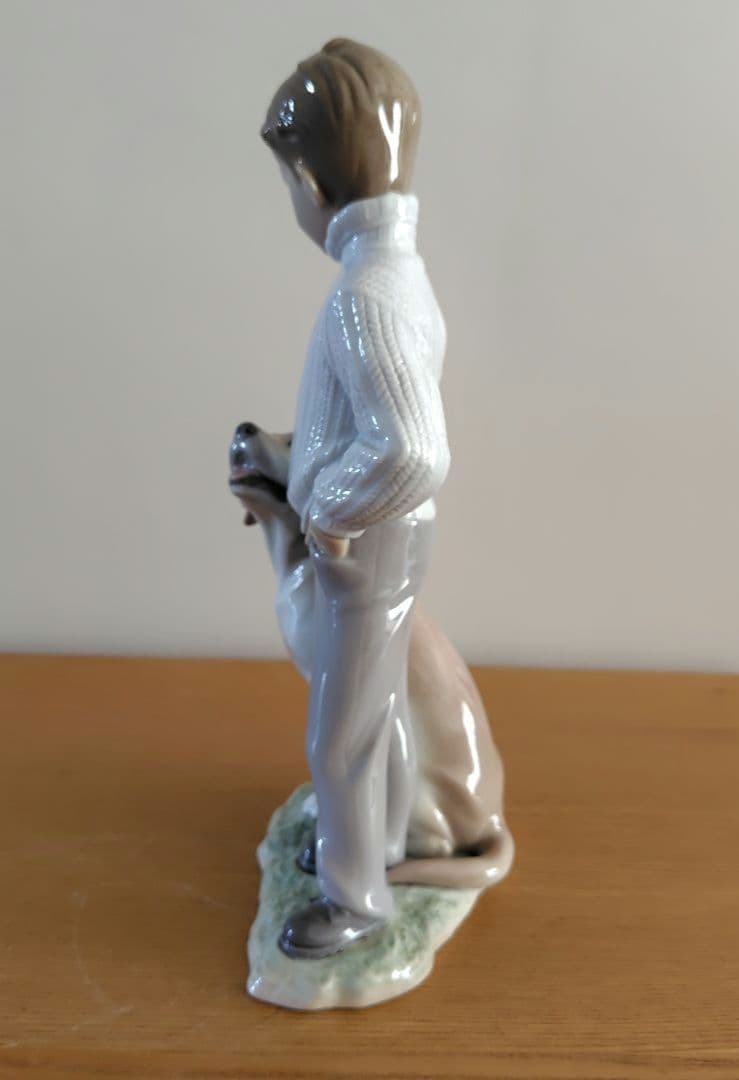 リヤドロ 僕の親友 ラブラドール レトリバー 犬 置物