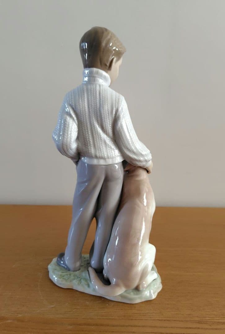 リヤドロ 僕の親友 ラブラドール レトリバー 犬 置物