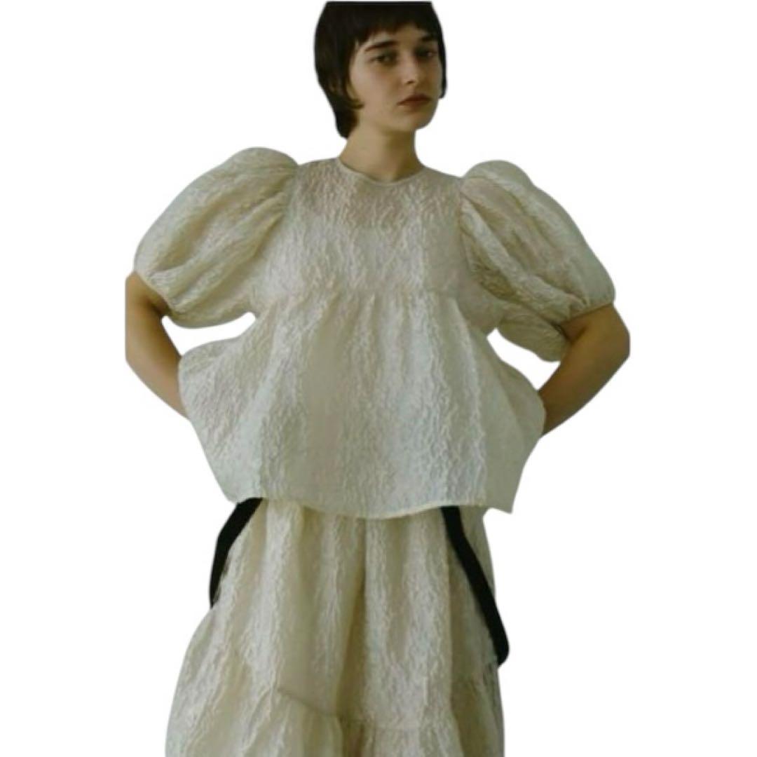 machatt マチャット　シアー ジャガードトップス