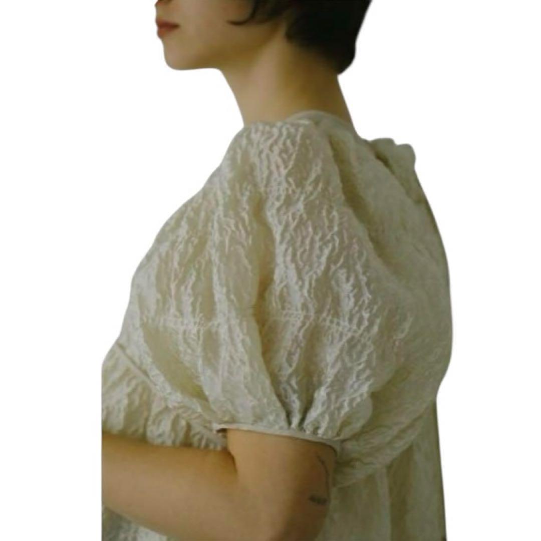 machatt マチャット　シアー ジャガードトップス