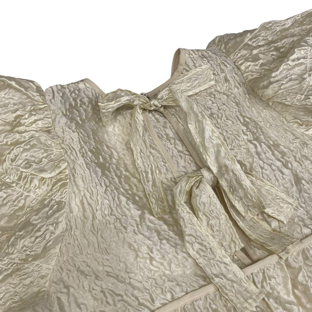 machatt マチャット　シアー ジャガードトップス