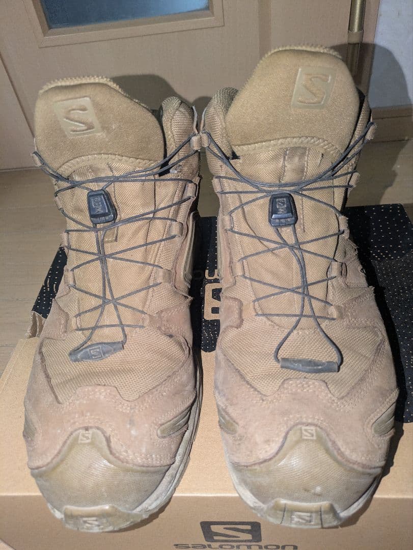 Salomon XA FORCES MID GTX Coyote28.5箱タグ