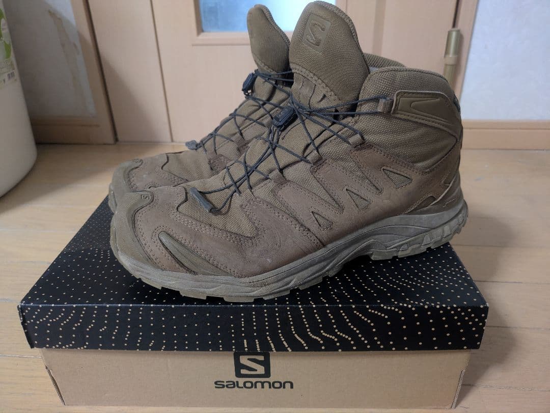 Salomon XA FORCES MID GTX Coyote28.5箱タグ